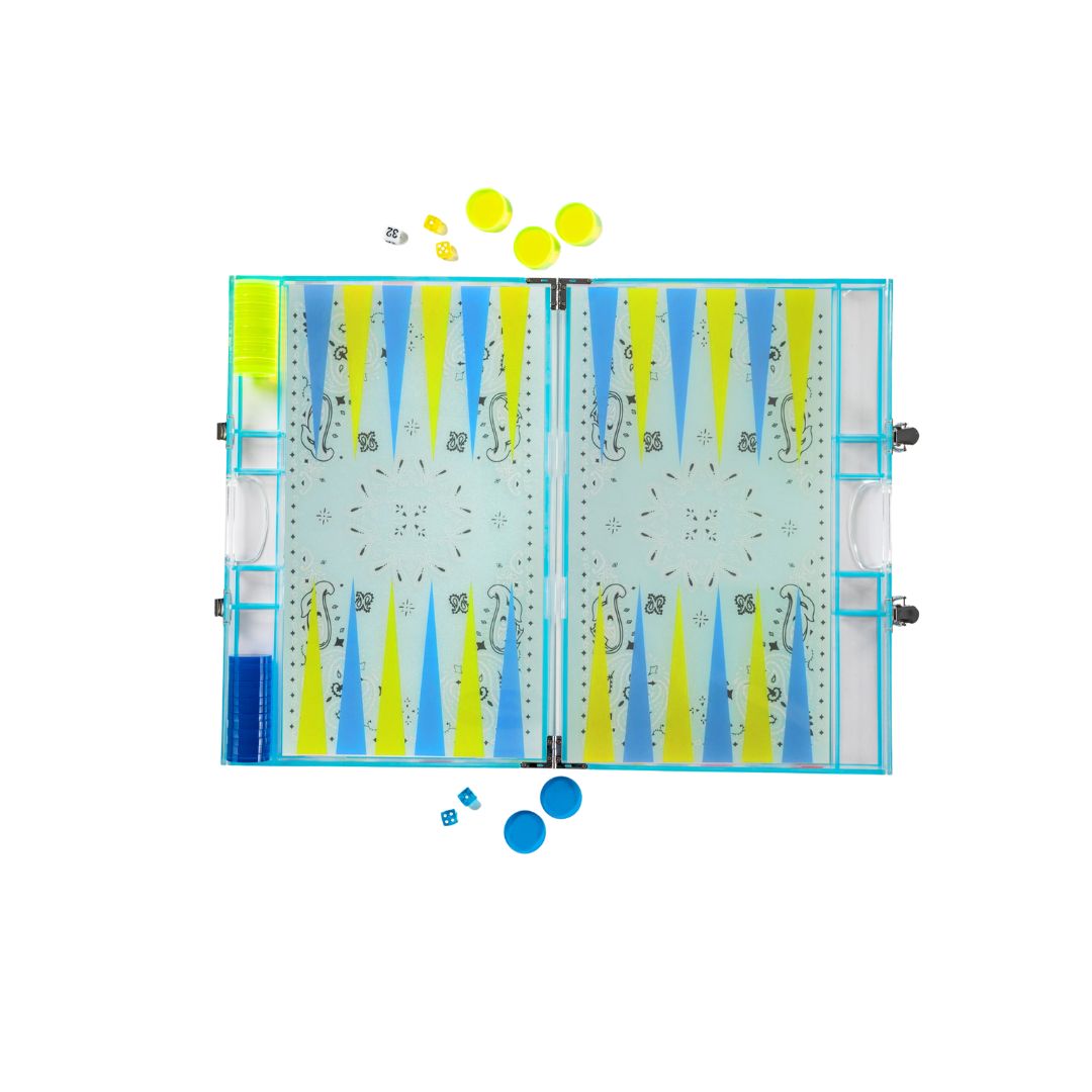 Blue Bandana Backgammon
