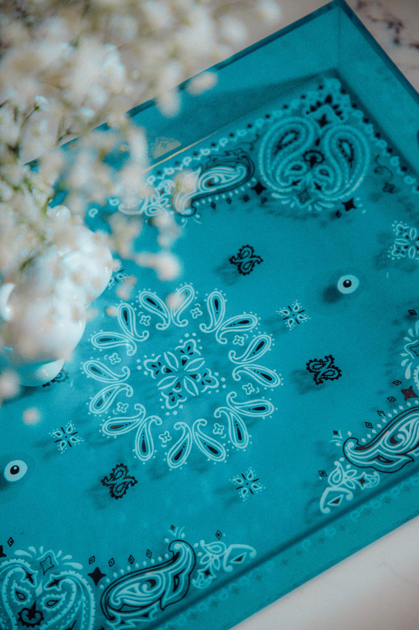 Blue Bandana Tray
