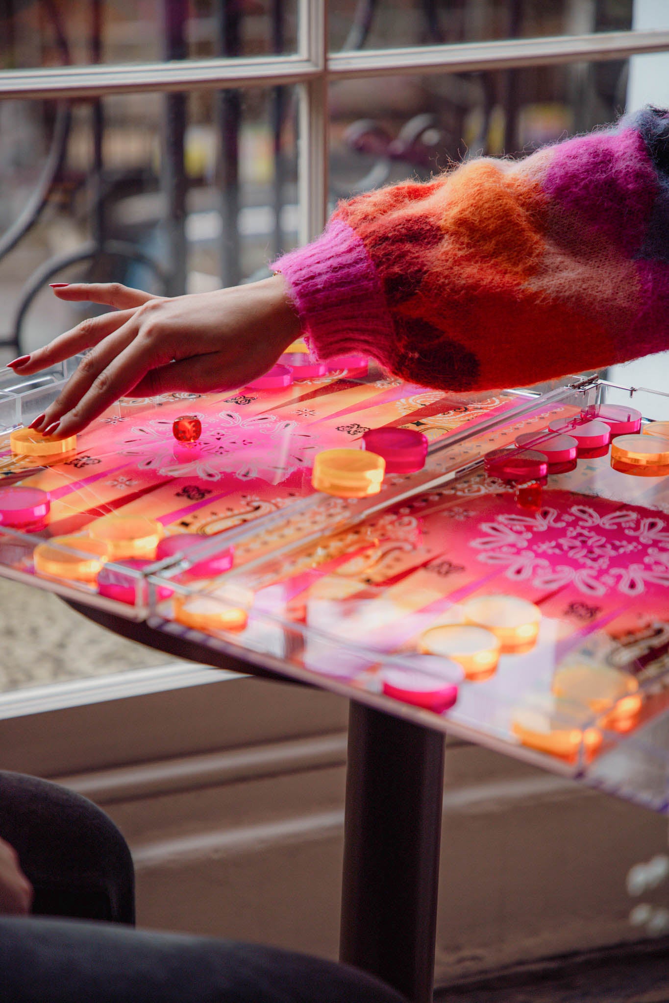 Pink Bandana Backgammon