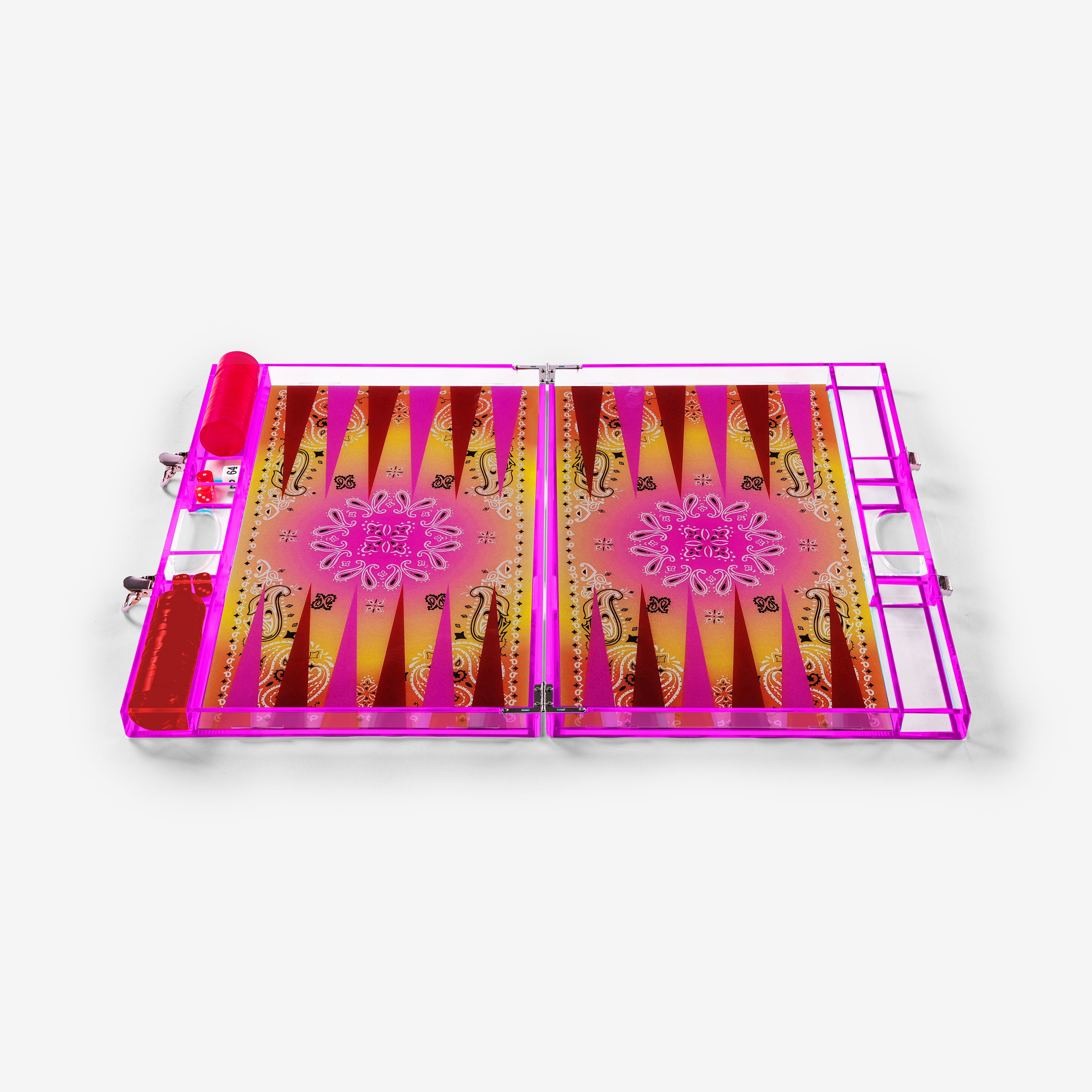 Pink Bandana Backgammon