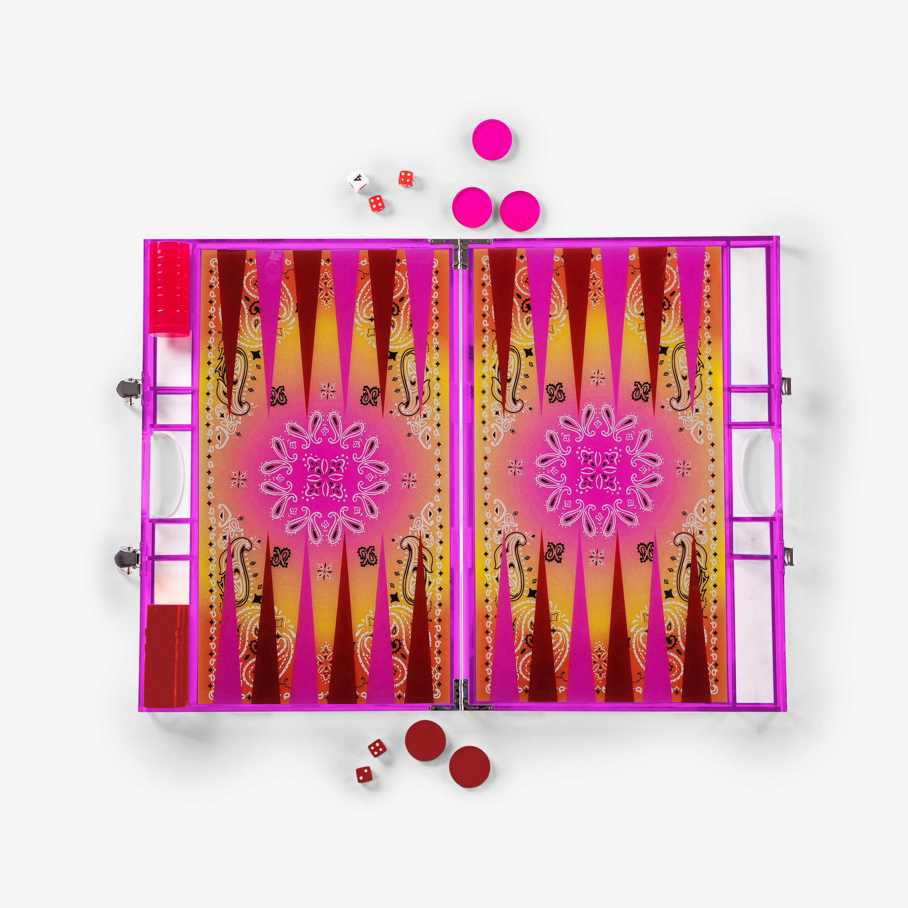 Pink Bandana Backgammon